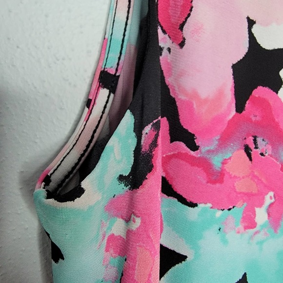 M Black Label by Evan Picone Floral blouse CC - Picture 4 of 10